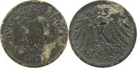 DEUTSCHES REICH 10 PFENNIG GEGENSTEMPEL K -