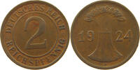 WEIMARER REPUBLIK 2 PFENNIG DIE ERROR -