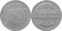 WEIMARER REPUBLIK 50 PFENNIG DOPPELSCHLAG 5 -
