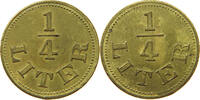 DEUTSCHES REICH TOKEN 1/4 LITER BIER TOKEN -