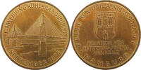HAMBURG MEDAILLE KÖHLBARANDBRÜCKE -