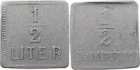 WEIMARER REPUBLIK JETON 1/2 LITER BEER TOKEN -