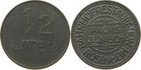 WEIMARER REPUBLIK JETON 1/2 LITER BEER TOKEN ALOIS JENISCH ROSENHEIM -