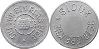 WEIMARER REPUBLIK JETON BIER TOKEN 1 GLAS BIER SIOUX -