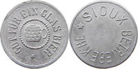 WEIMARER REPUBLIK JETON BIER TOKEN 1 GLAS BIER SIOUX -