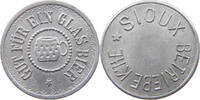 WEIMARER REPUBLIK JETON BIER TOKEN 1 GLAS BIER SIOUX -