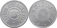 WEIMARER REPUBLIK JETON BIER TOKEN 1 GLAS BIER SIOUX -