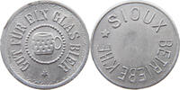 WEIMARER REPUBLIK JETON BIER TOKEN 1 GLAS BIER SIOUX -