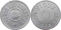 WEIMARER REPUBLIK JETON BIER TOKEN 1 GLAS BIER SIOUX -