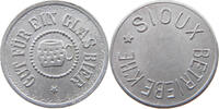 WEIMARER REPUBLIK JETON BIER TOKEN 1 GLAS BIER SIOUX -