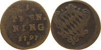 BAYERN PFENNIG Karl Theodor (1777-1799) -