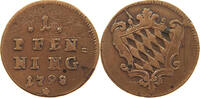BAYERN PFENNIG Karl Theodor (1777-1799) -