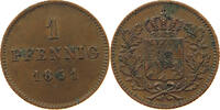 BAYERN PFENNIG Maximilian II. Joseph (1848-1864) -