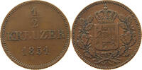 BAYERN 1/2 KREUZER Maximilian II. Joseph (1848-1864) -
