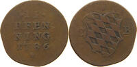 BAYERN 2 PFENNIG Karl Theodor (1777-1799) -