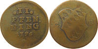 BAYERN 2 PFENNIG Karl Theodor (1777-1799) -