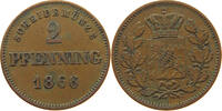 BAYERN 2 PFENNIG Ludwig II. (1864-1886) -