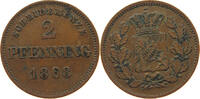 BAYERN 2 PFENNIG Ludwig II. (1864-1886) -
