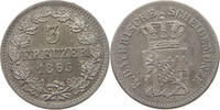 BAYERN 3 KREUZER Ludwig II. (1864-1886) -
