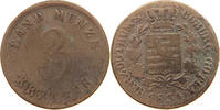 SACHSEN COBURG GOTHA 3 KREUZER Ernst I. (1806-1844) -