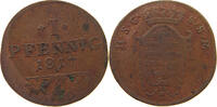 SACHSEN COBURG SAALFELD PFENNIG Ernst (1806-1826) -