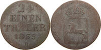 BRAUNSCHWEIG CALENBERG HANNOVER 1/24 TALER Wilhelm IV. 1830-1837 -