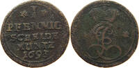 HILDESHEIM BISTUM PFENNIG Jobst Edmund von Brabeck 1688-1702 -