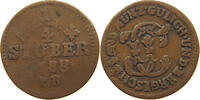 JÜLICH BERG 1/4 STÜBER Karl Theodor 1742-1799. -