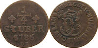 JÜLICH BERG 1/4 STÜBER 1786 Karl Theodor 1742-1799. S 12,00 EUR  plus 5,99 EUR verzending