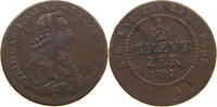 MAINZ ERZBISTUM 1/2 KREUZER 1795 Friedrich Karl Joseph 1774-1802 S 18,00 EUR  plus 5,99 EUR verzending