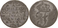 MECKLENBURG SCHWERIN SCHILLING Friedrich 1756-1785. -