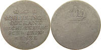 MECKLENBURG SCHWERIN 2 SCHILLING Friedrich 1756-1785 -