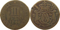MÜNSTER BISTUM 4 PFENNIG Clemens August von Bayern, 1719 - 1761 -
