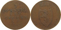 REUSS ÄLTERE LINIE 3 PFENNIG Heinrich XIX. 1817-1836. -