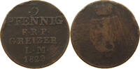 REUSS ÄLTERE LINIE 3 PFENNIG Heinrich XIX., 1817 - 1836 -