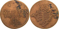 SACHSEN WEIMAR EISENACH 2 PFENNIG Anna Amalia (1758-1775) -
