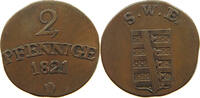 SACHSEN WEIMAR EISENACH 2 PFENNIG Karl August (1775-1828) -