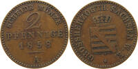 SACHSEN WEIMAR EISENACH 2 PFENNIG Karl Alexander (1853-1901) -