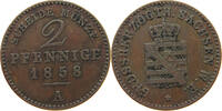 SACHSEN WEIMAR EISENACH 2 PFENNIG Karl Alexander (1853-1901) -