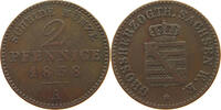 SACHSEN WEIMAR EISENACH 2 PFENNIG Karl Alexander (1853-1901) -