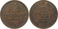 SACHSEN WEIMAR EISENACH 2 PFENNIG Karl Alexander (1853-1901) -