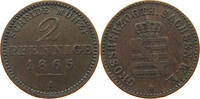 SACHSEN WEIMAR EISENACH 2 PFENNIG Karl Alexander (1853-1901) -