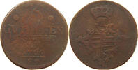 SACHSEN WEIMAR EISENACH 3 PFENNIG Anna Amalia (1758-1775) -