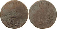 SACHSEN WEIMAR EISENACH 6 PFENNIG Anna Amalia (1758-1775) -