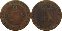 WESTFALEN KÖNIGREICH 2 CENTIMES Hieronymus Napoleon 1807-1813 -