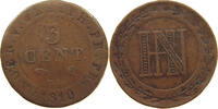 WESTFALEN KÖNIGREICH 3 CENTIMES Hieronymus Napoleon 1807-1813 -