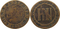 WESTFALEN KÖNIGREICH 5 CENTIMES Hieronymus Napoleon 1807-1813 -