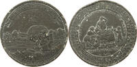 HALLE MEDAILLE Halle-Stadt Zinnmedaille 1847, Lorenz, auf die Hungersnot und den Ernteseegen -
