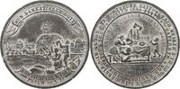 HALLE MEDAILLE Zinnmedaille 1847, von Lorenz, auf die Hungersnot und den Ernteseegen -