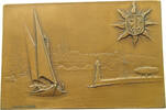SCHWEIZ GENF GENEVE PLAQUETTE TUNNEL DU SIMPLON -